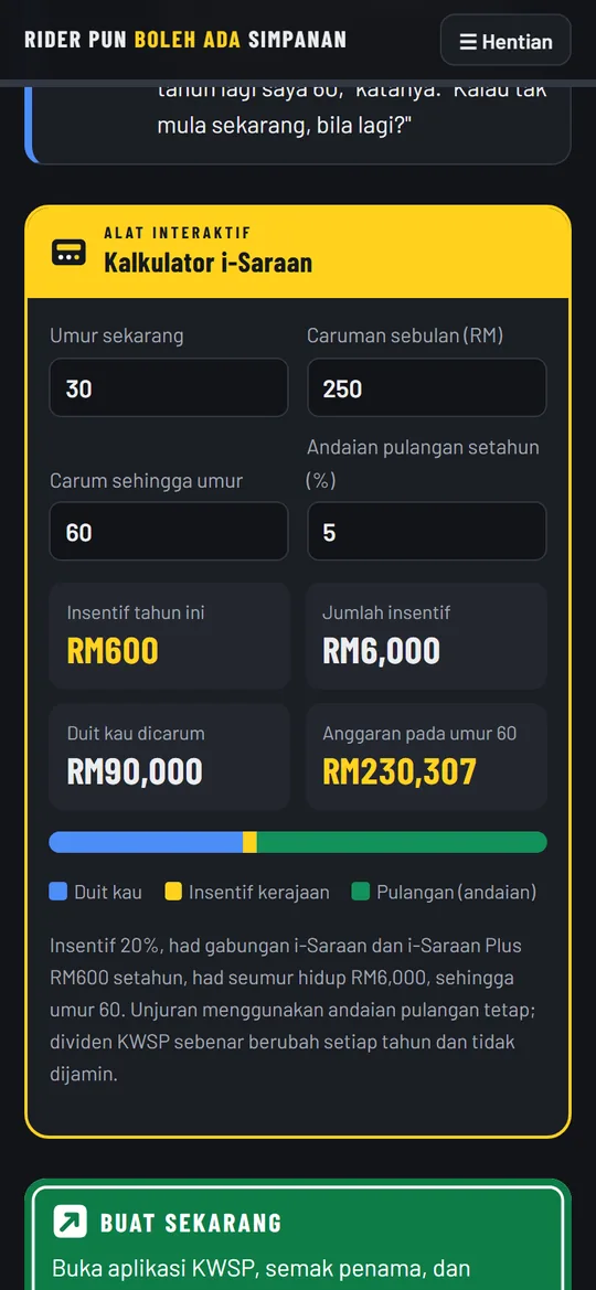 Kalkulator i-Saraan